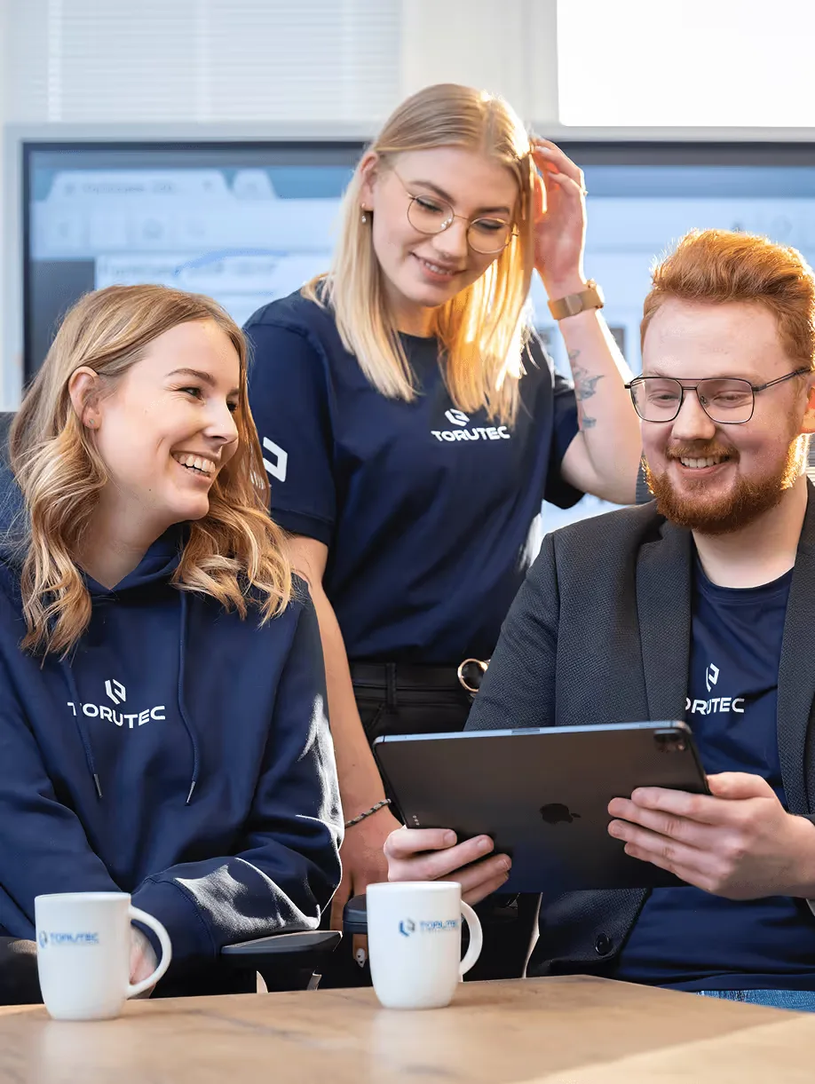 Das TORUTEC Team bei der Arbeit